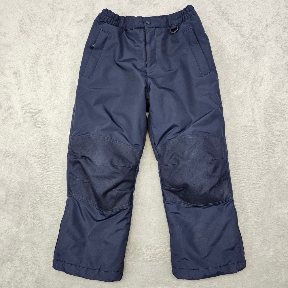 Lands' End Youth Nylon Snow‎ Pants Size 8 Insulated Reinforced Knee Seat Winter